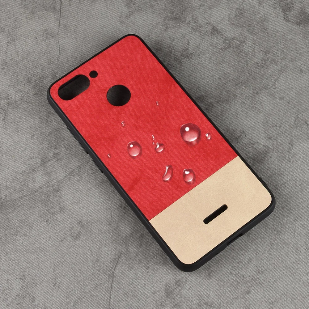 Роскошный чехол из искусственной кожи и холста для Xiaomi Redmi 6 в ретро-стиле деловой