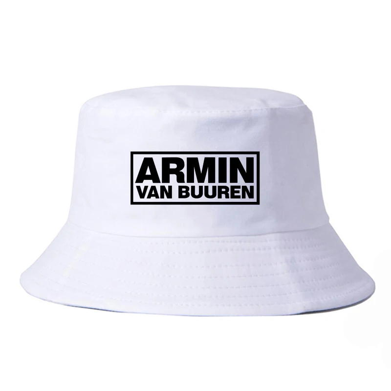 

DJ ARMIN VAN BUUREN Printed letter hat Men Women outdoor Bucket Hats Panama Fisherman cap Summer Sun Visor caps