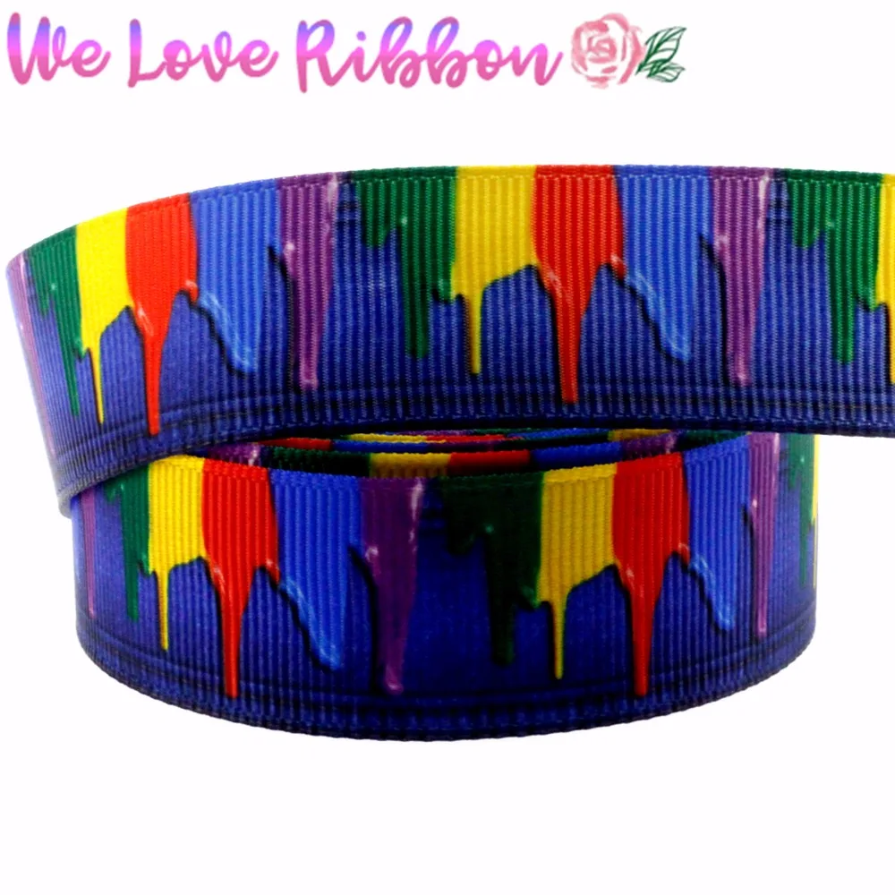 7/8 &quot22 мм джинсы серии печатных Grosgrain ленты Деним Как DIY подарок изготовление для