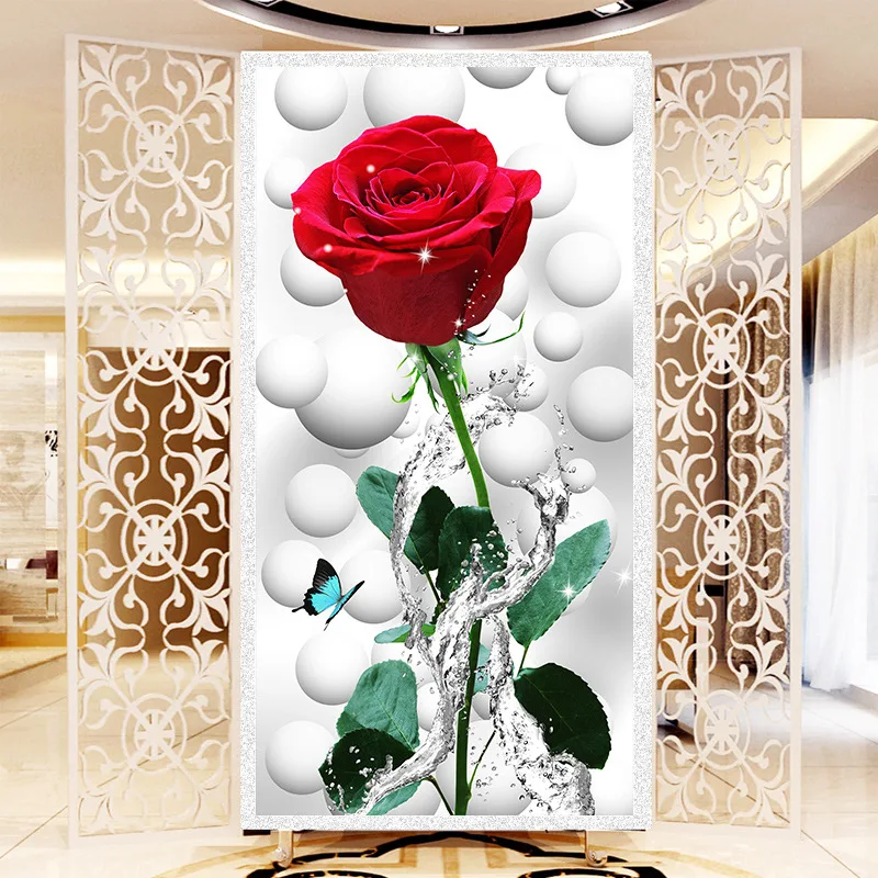 DIY 5D Sale Diamond Embroidery Mosaic Rose Love Full Painting Cross Stitch 3D Decoration | Дом и сад