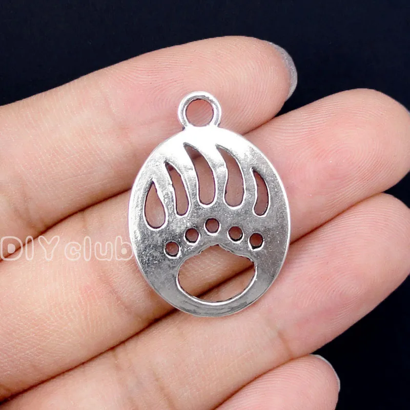 40 шт. подвеска в виде лапы 30x22 мм|charm pendant|paw charmbear claw charms |