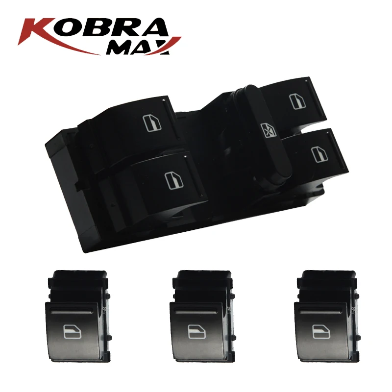 Кнопка включения окна KobraMax 7L6959855B подходит для Volkswagen J etta MK5 golf 5 6 tiguan passat b6 CC