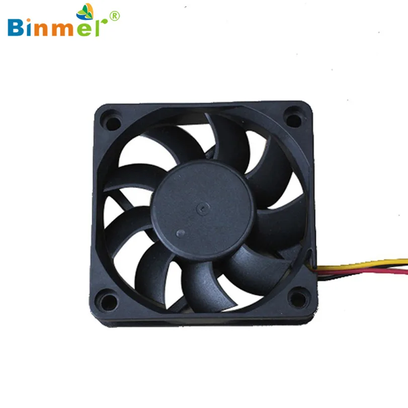 Горячая Распродажа BINMER Компьютерный Вентилятор охлаждения 3 Pin тихий 70x70x15 мм 12 в