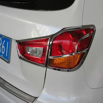 

ABS Chrome Rear headlight Lamp Cover for 2010-2016 Mitsubishi ASX Car styling