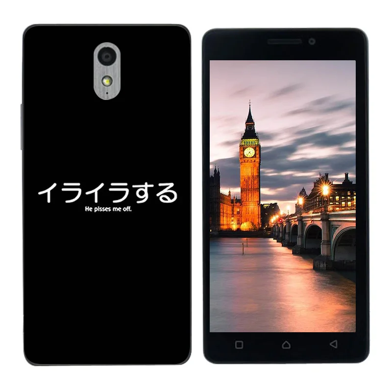 Для Lenovo Vibe P1 M силиконовый окрашенный высококачественный черный чехол из ТПУ с
