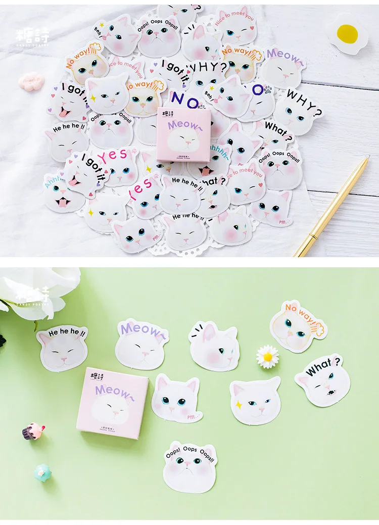 Мини милые Kawaii животные Принцесса Кошка Набор стикеров для заметок Memo тетрадь Канцелярские Примечание бумага Стикеры школьные принадлежности
