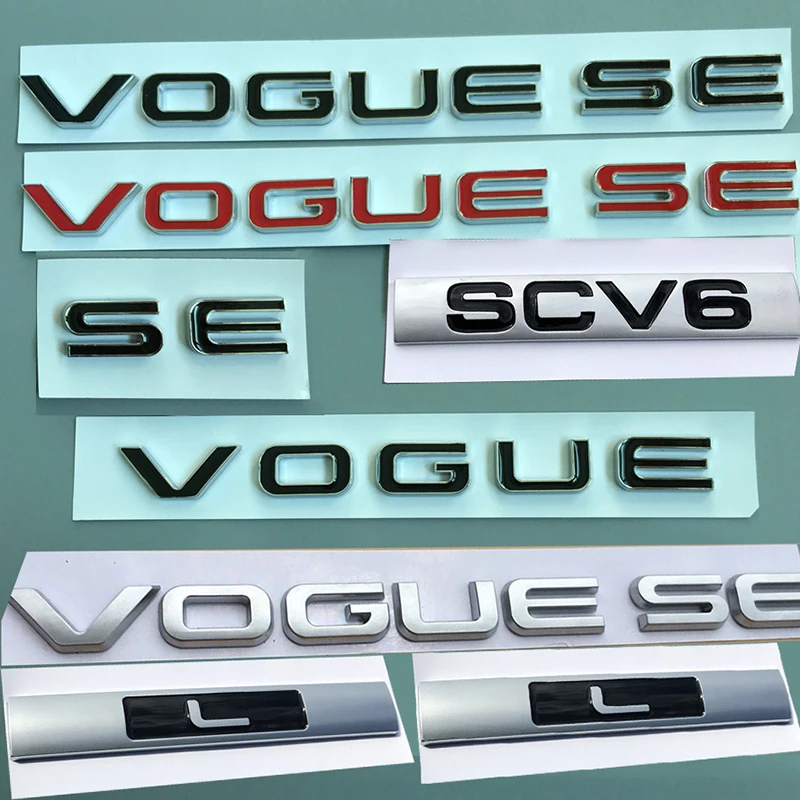 L SCV6 SDV8 Эмблема письмо логотип для Range Rover VOGUE VOGUESE драйвера расширенное издание
