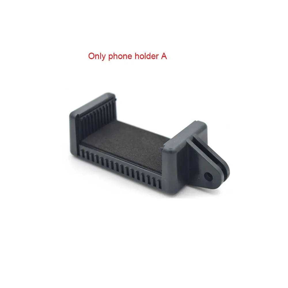 phone holderA JINSERTA шлем подбородка крепление расширение держатель для OSMO карман GoPro Hero 7/6/5 шлем SJCAM подбородка Стенд С телефонным кронштейном - Цвет: phone holderA