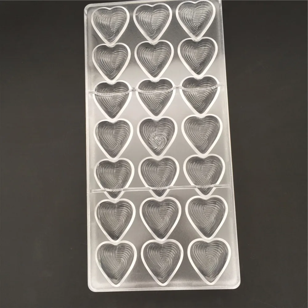 Форма для шоколада в форме сердца розы Прозрачная форма торта инструменты
