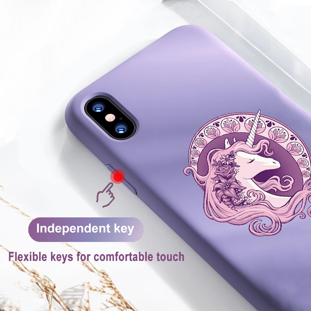 Ciciber для iPhone 7 8 6 6s Plus чехлы телефонов жидкий мягкий силиконовый из ТПУ чехол IPhone X XR