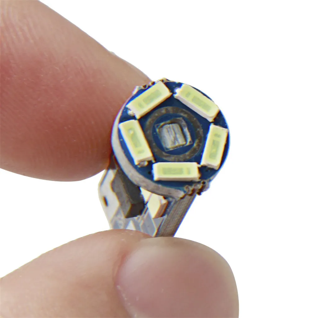 10 шт. светодиодный светильник для автомобиля T10 4014 15SMD салона купола Чтения