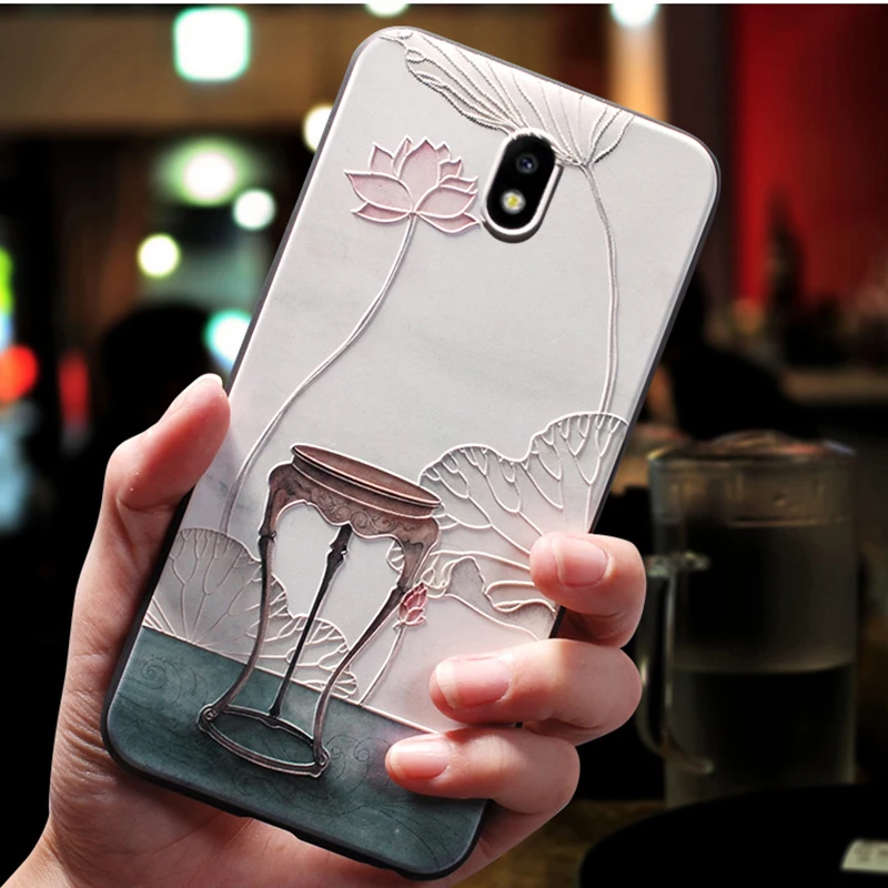 Силиконовый чехол yonlintan 3D для Samsung Galaxy J7 2017 j730 Оригинальный Роскошный телефона