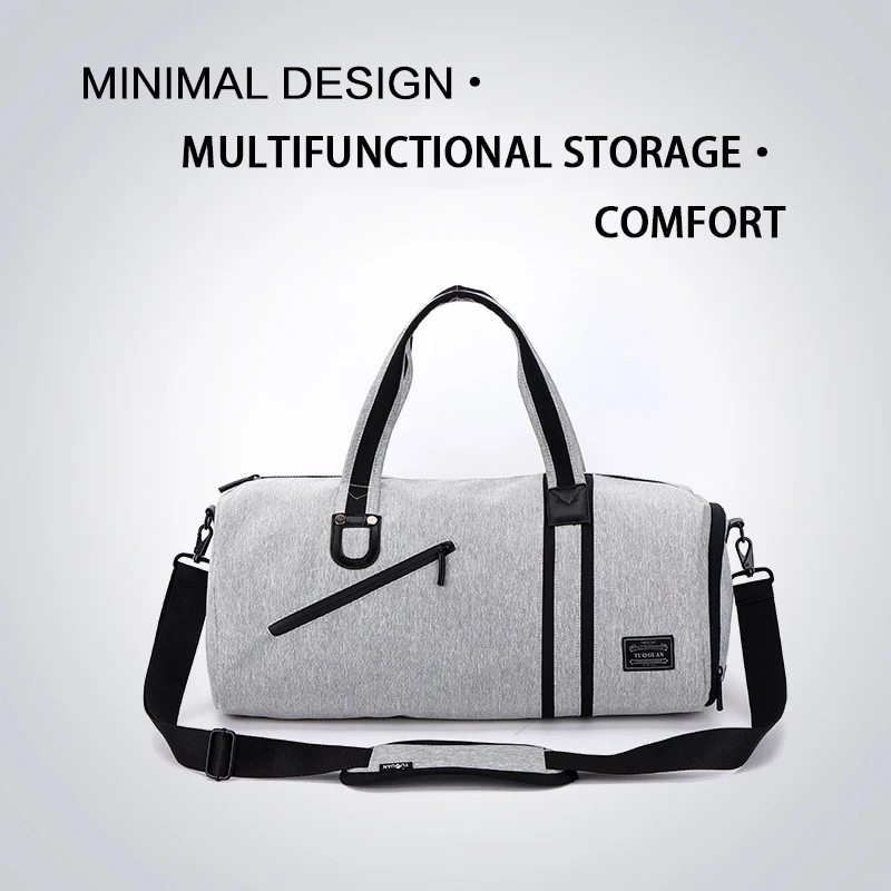high quality Shoulder Portable Duffle Men Travel Hand Luggage Sports Bags Waterproof Big Bag for Male Large capacity suitcase B5 | Багаж и