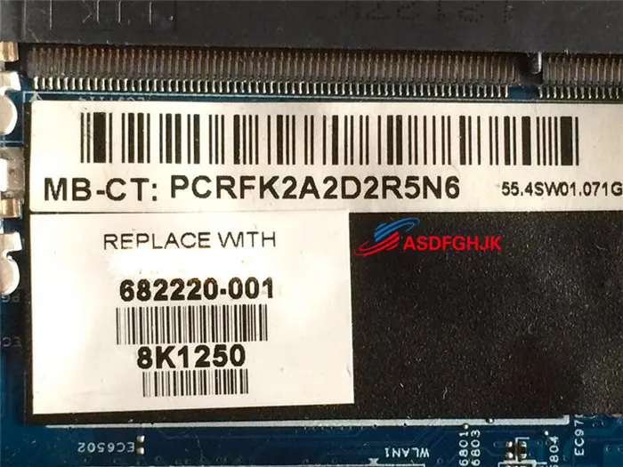 Б/у материнская плата для ноутбука HP Pavilion DV7 682220-501 682220-001 |