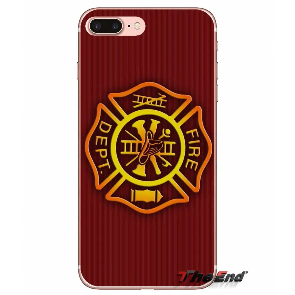 Для Huawei G7 G8 Ascend P7 P8 P9 Lite Honor 4C 5X 5C 6X Mate 7 8 9 Y3 Y5 Y6 II Pro Fire Department FD fighter Flames Case|case me|honor 4cmate |