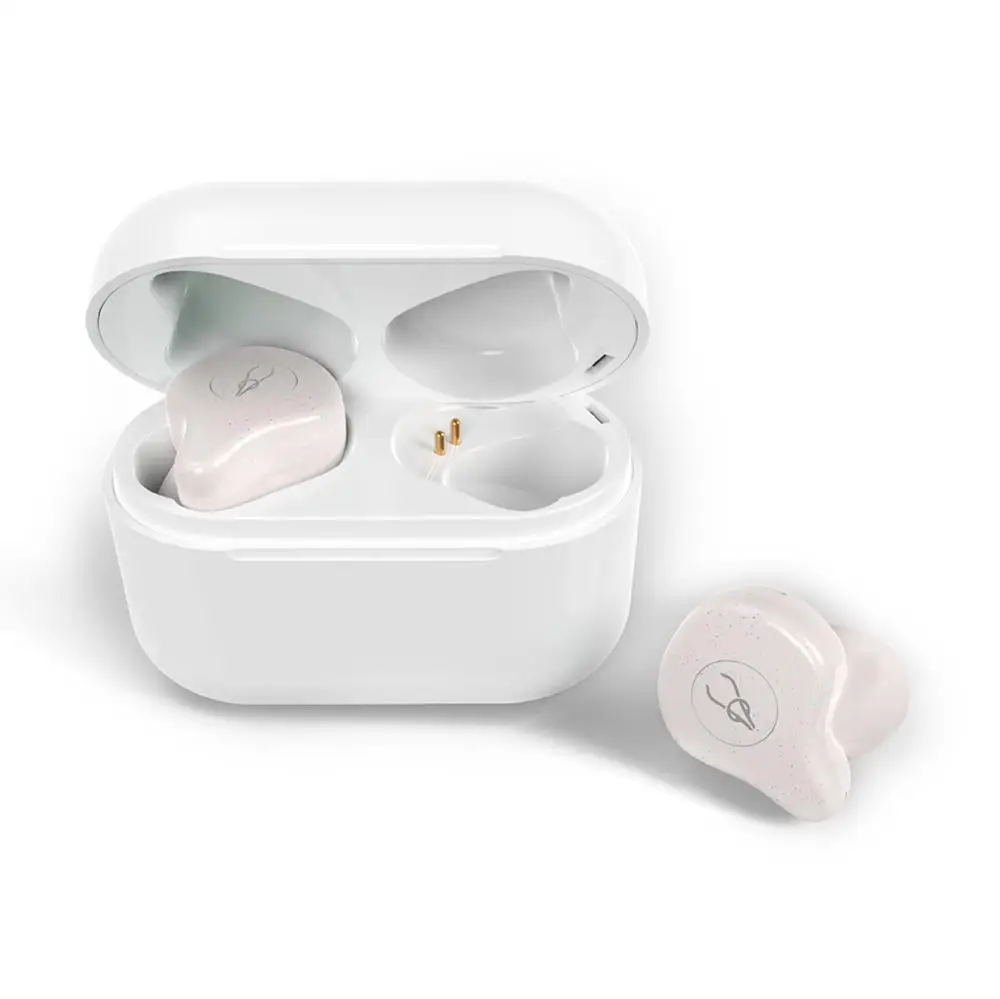 sakura Профессиональные Близнецы мини 3D стерео звук Bluetooth наушники невидимые настоящие Беспроводные водонепроницаемые спортивные наушники с power bank - Цвет: sakura