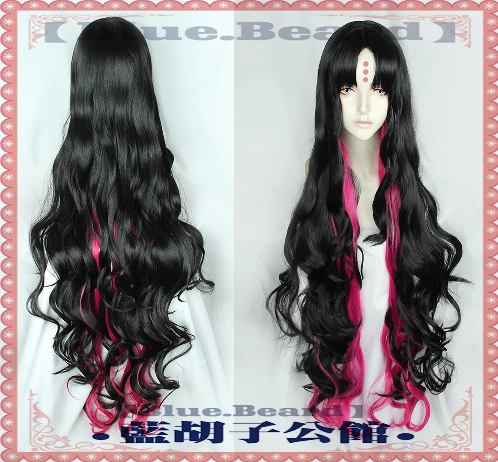 Парик для косплея Sessyoin Kiara Fate Grand Order EXTRA CCC Beast3/R Sesshouin Alterego длинные черные смешанные