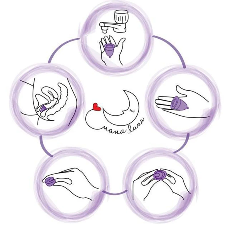 Многоразовая гигиеническая чаша для менструального периода 1 шт. медицинская