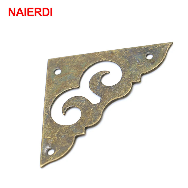 10 шт. декоративные бронзовые уголки для украшений NAIERDI|corner brackets decorative|corner bracketbox