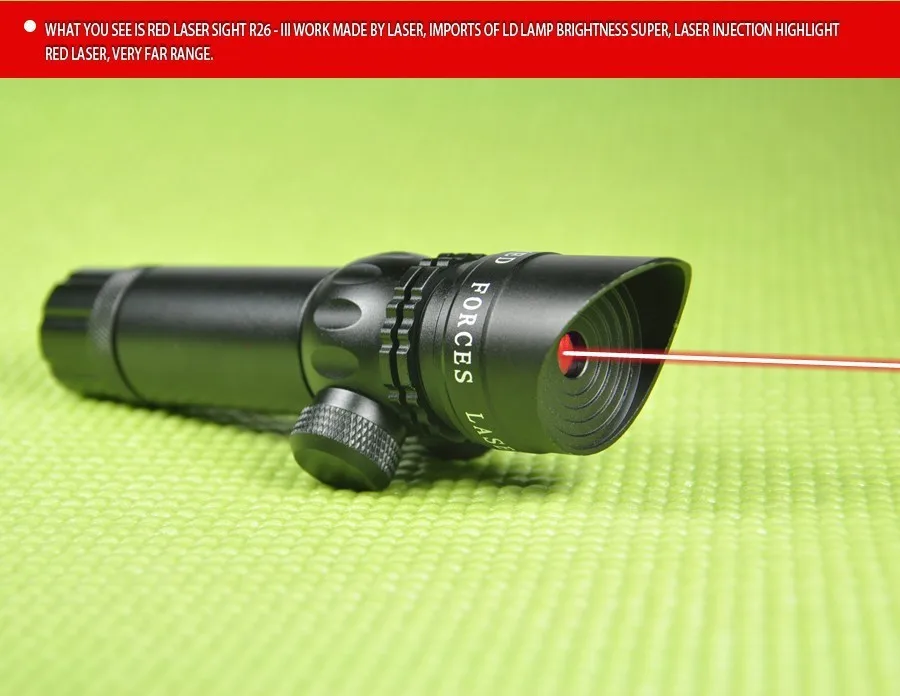 Тактический 5 мВт охотничий зеленый и красный луч лазерный прицел с хвостовым