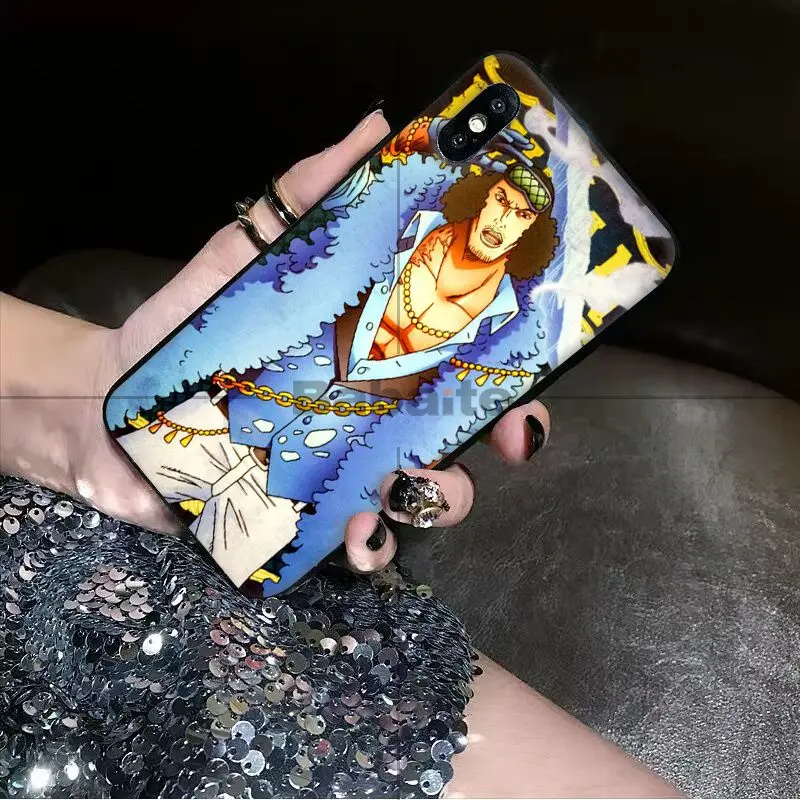 Babaite Japan one piece Аниме мультфильм умный чехол черный мягкий для телефона iPhone 5 5Sx 6 7