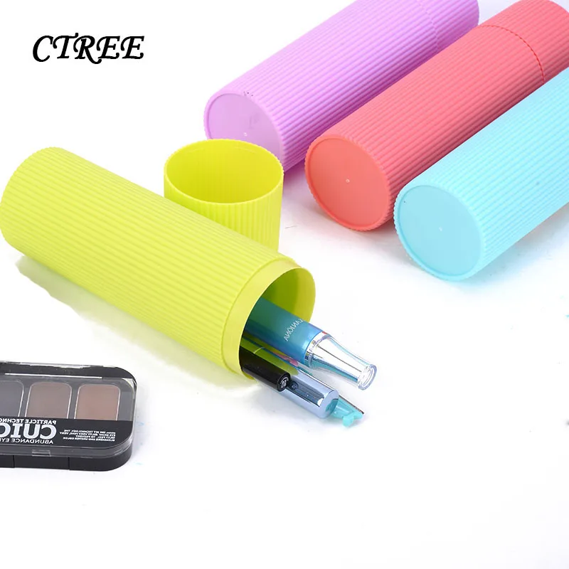

CTREE 1Pc Creative Multi-use Candy Style Portable Cartoon Travel Mini Plastic Toothbrush Case Storage Box Toothbrush Holder C803