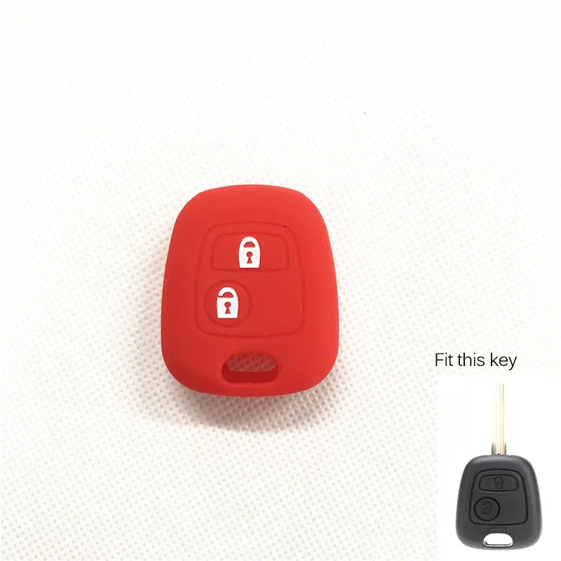 Силиконовый чехол для ключей от машины peugeot 206 307 207 408 Citroen C2 C3 C4 Иран Toyota кожи