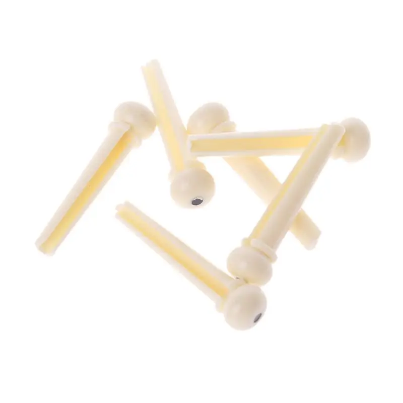 6 шт./компл. Акустическая гитара в классическом стиле пластиковые мостовые