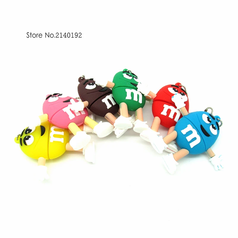Usb флеш накопитель M &amp M's Chocolate Bean 4 ГБ 8 16 32 ГБ|u disk|usb flash drive 4gbflash |