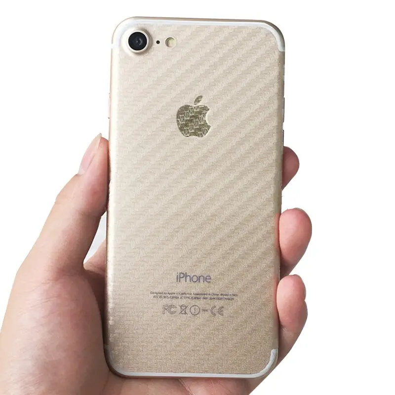 5 шт./лот для iphone 8 plus XS MAX полная 3D Защитная пленка задней панели из углеродного