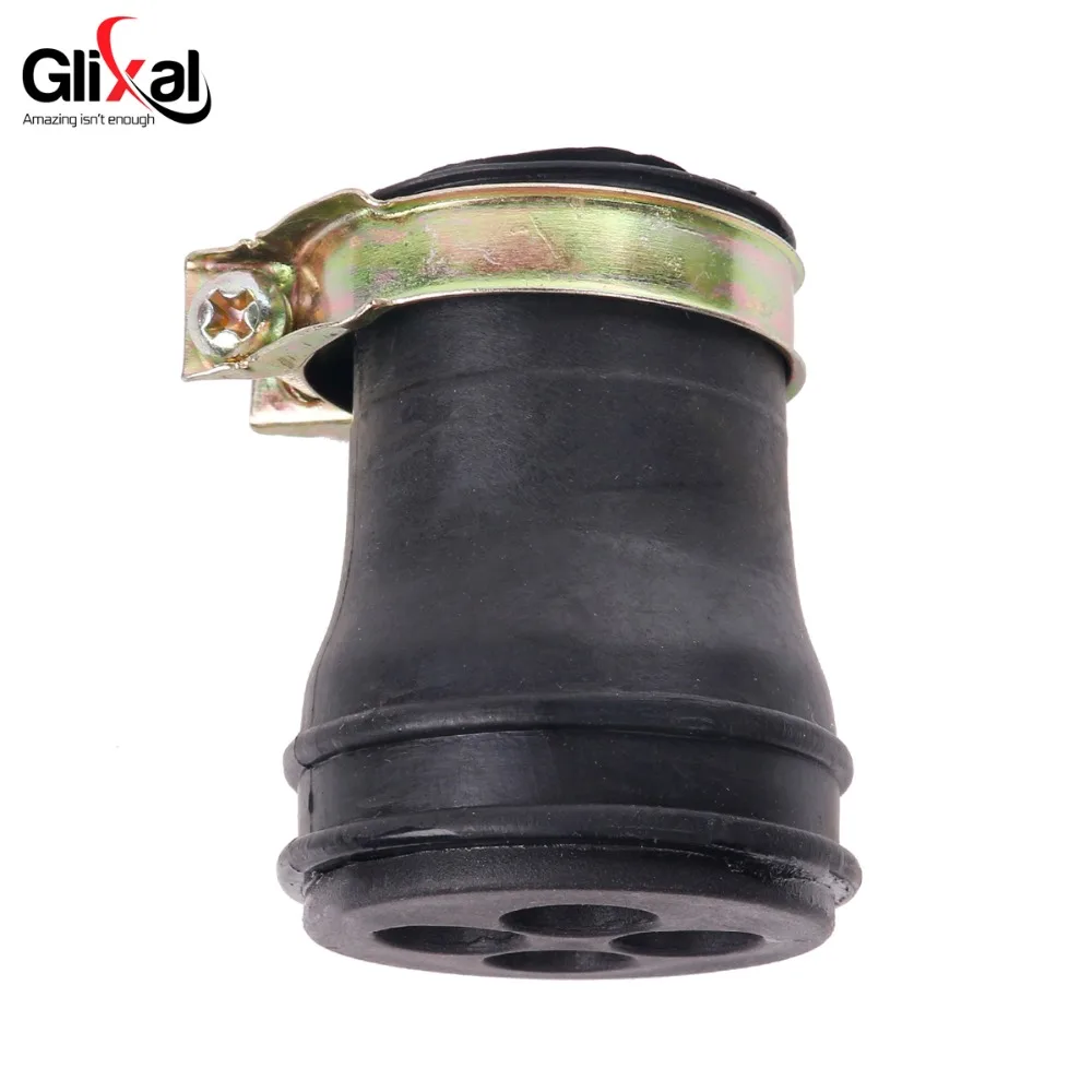 Glixal короткие воздухозаборные трубки для GY6 49cc 50cc 80cc 100cc 4 тактные QMB139 139QMB крышки CVT