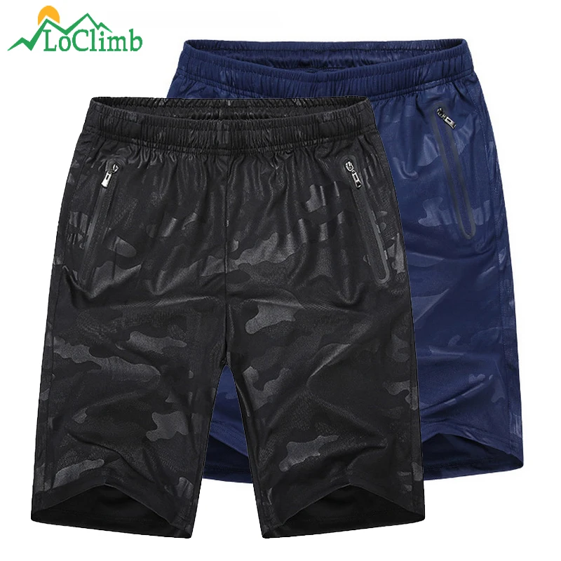 Шорты LoClimb мужские стрейчевые быстросохнущие камуфляжные спортивные для походов
