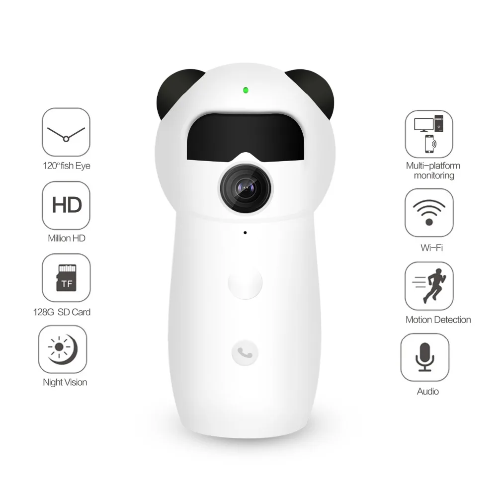 2018 новейшая Wi Fi умная мультяшная камера EC57 HD 1080P Беспроводная IP безопасности для