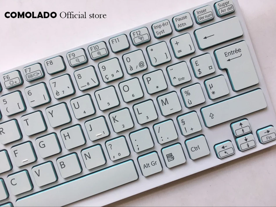 FR Французская клавиатура для Sony VAIO SVE 14 SVS14 SVE14A с черно белой клавиатурой