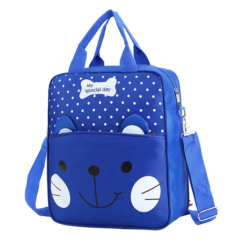 royal blue Прекрасный кот детский школьный рюкзак мультфильм водонепроницаемый рюкзаки/дети детский сад рюкзак/детские школьные сумки/ранец для мальчиков и девочек - Цвет: royal blue
