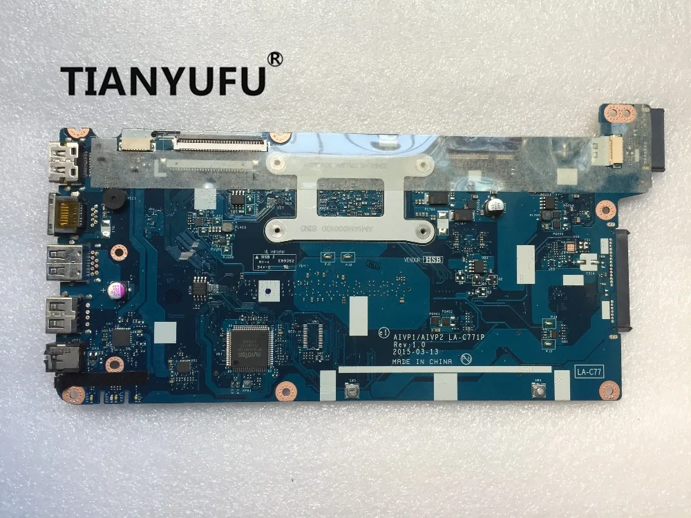 AIVP1/AIVP2 LA-C771P материнская плата для lenovo B50-10 100-15IBY материнская плата для ноутбука с процессором N3540(для процессора intel) протестирована на