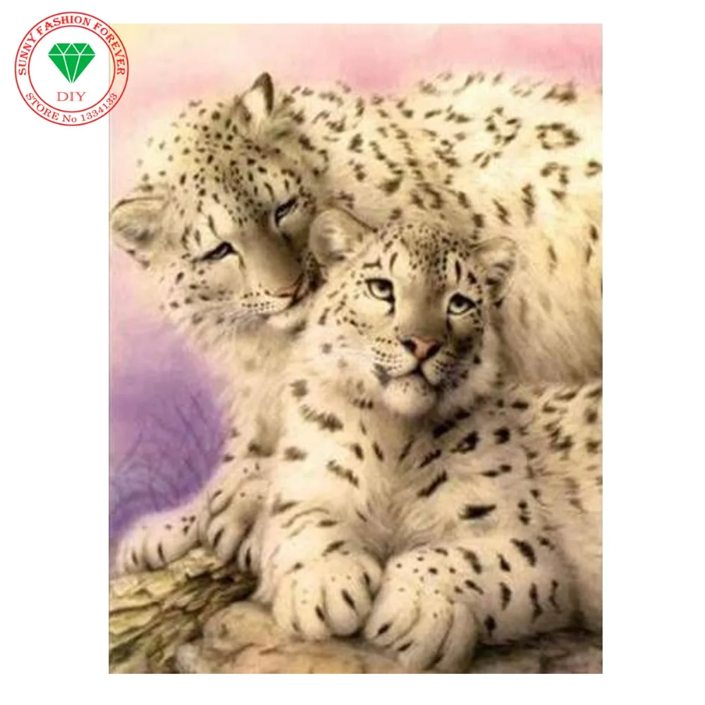 Набор для алмазной вышивки сделай сам крестиком с изображением животных