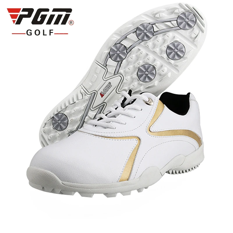 Pgm Для женщин мягкая кожаная обувь для гольфа Lacce до дышащие кроссовки открытый