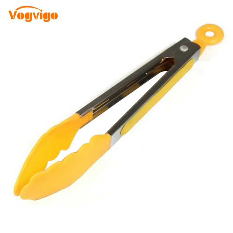 Силиконовая кухонная утварь TTLIFE щипцы для сервировки салата и барбекю ручка из