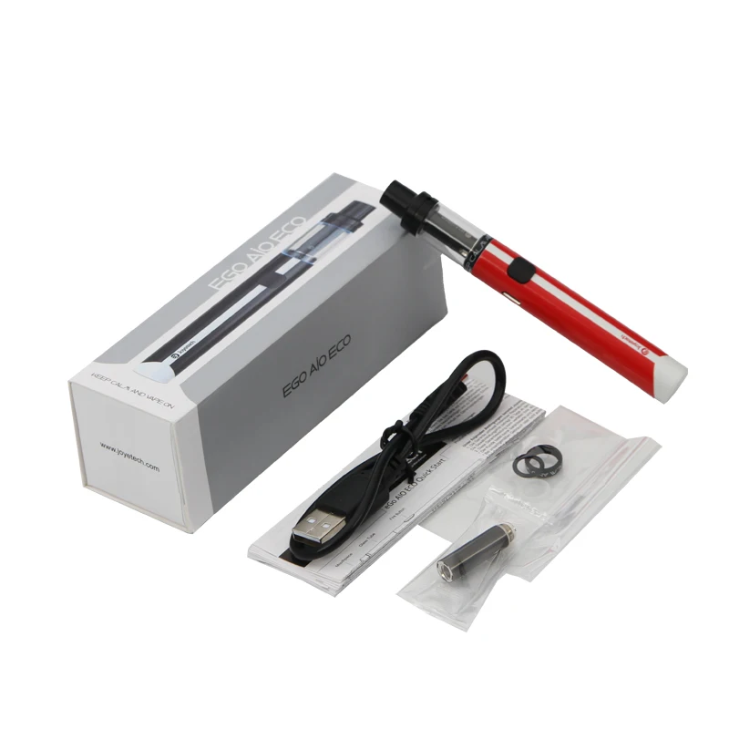 Оригинал Joyetech eGo AIO ECO Kit 650 мАч батарея с 1 2 мл Atomzier все в одном комплекте подходит