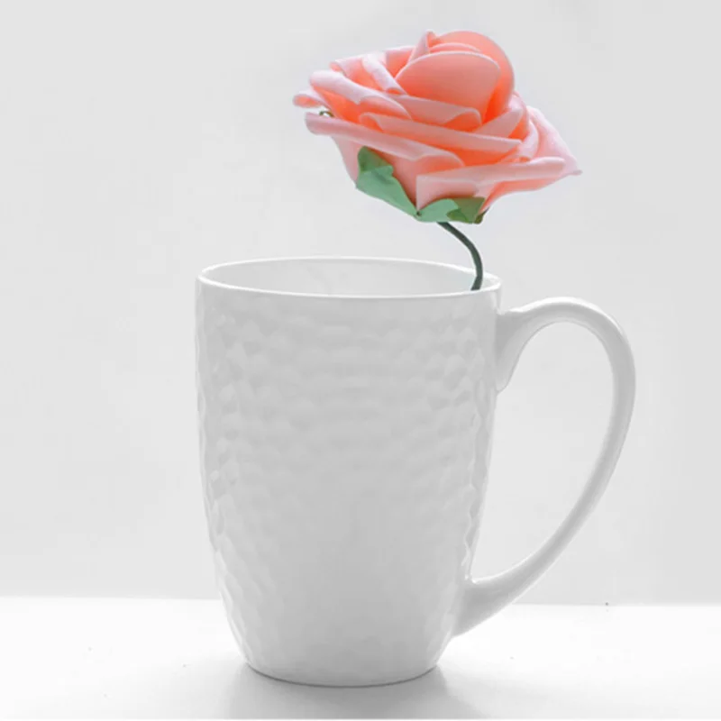 

Европейский Стиль выбивает дизайн Кофе кружки с ложкой Керамика Чай набор чашка молока сок завтрак чашки и кружки творческий подарок