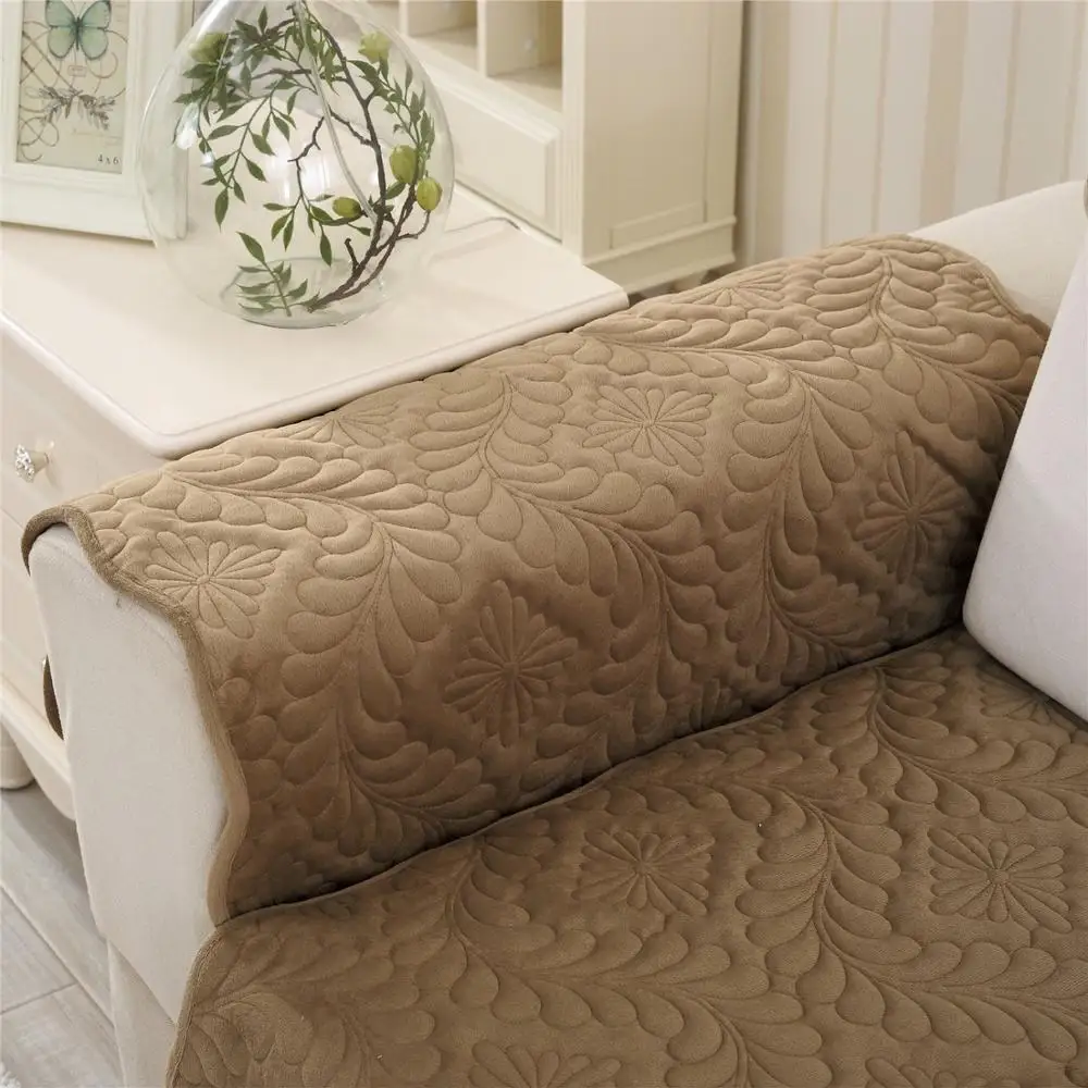 Европейское покрывало для дивана чехол плюшевое флисовое покрытие пылезащитный