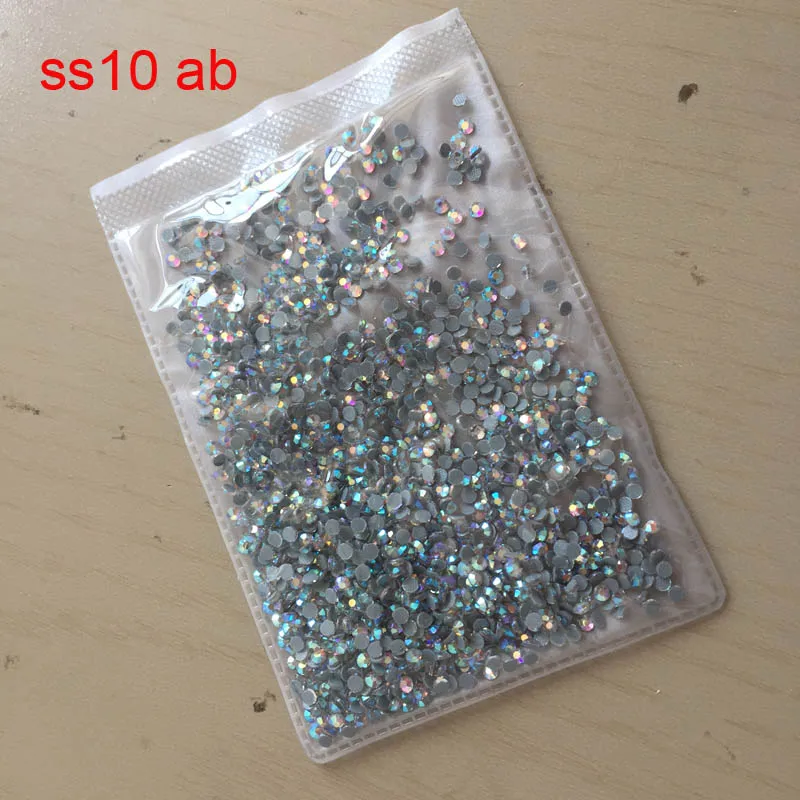 6 упак./лот Clear AB SS10 Crystal DMC стразы горячей фиксации Стразы с кристаллами клеем для