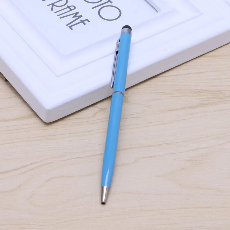 2 in 1 Universal Touch Screen Ballpoint Stylus Pen For iPhone Smartphone PC - L060 New hot | Электроника