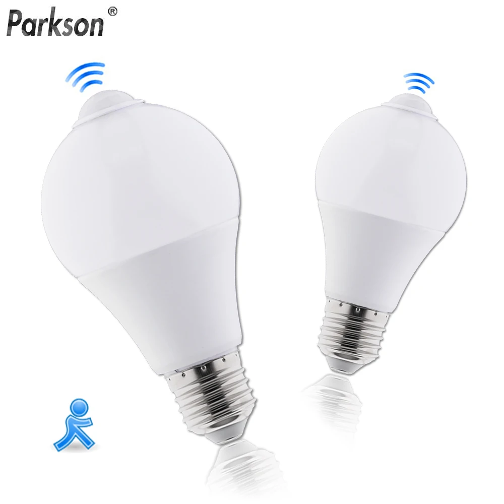 E27 светодиодный лампы движения PIR Сенсор светильник 85-265V 110V 220V 5W 7W SMD5730 ночное лестничный Светильник Коридор автоматический Сенсор смарт-лампа