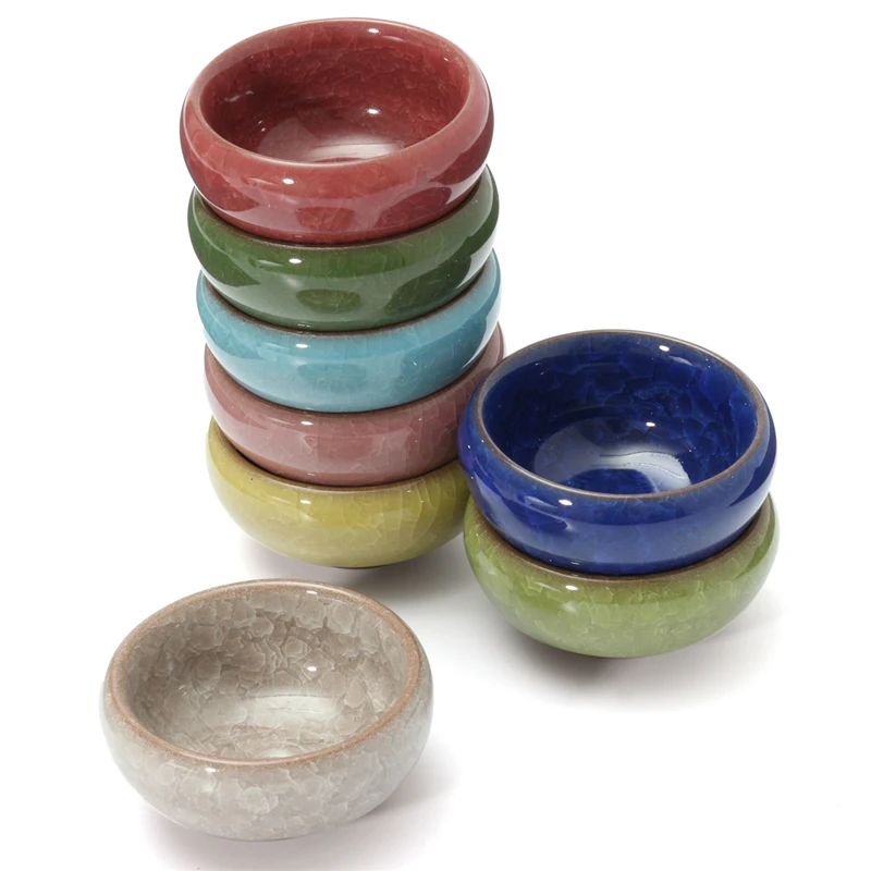 Керамические изделия из глазури 8 шт./компл. горшки для цветов растений|craft flowers|gift