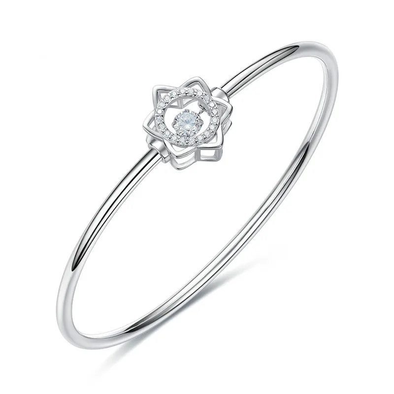 Heesen полый цветок AAA циркон Танцы камень модные ювелирные изделия Элегантный шик