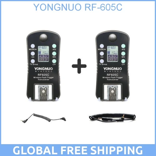 Беспроводной триггер для вспышки YONGNUO Φ RF605C RF 605C RF605 C обновленной версии