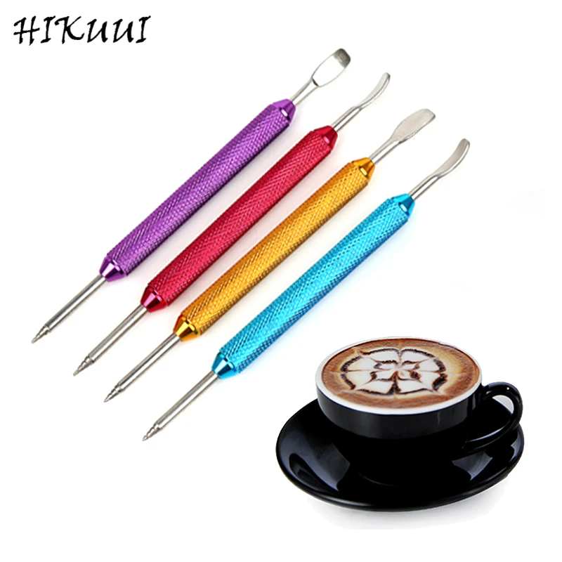 Ручка для кофе HIKUUI художественная ручка из нержавеющей стали украшения 1 шт.