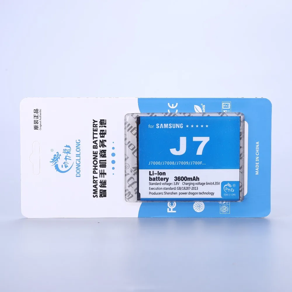 DLL 3600 мАч EB BJ700BBC литий ионный аккумулятор для мобильного телефона Samsung Galaxy J7 SM J700F